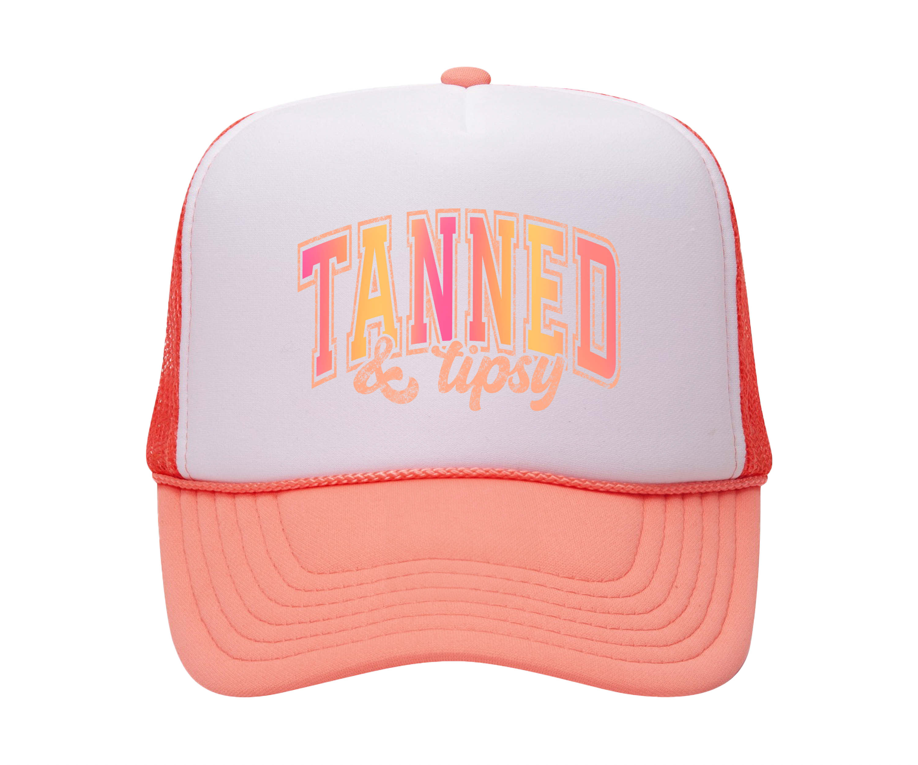 Brimrose Hat Co - Wholesale Trucker Hat - Women's - Tanned and Tipsy Summer Hat - Beach Trucker Hats1