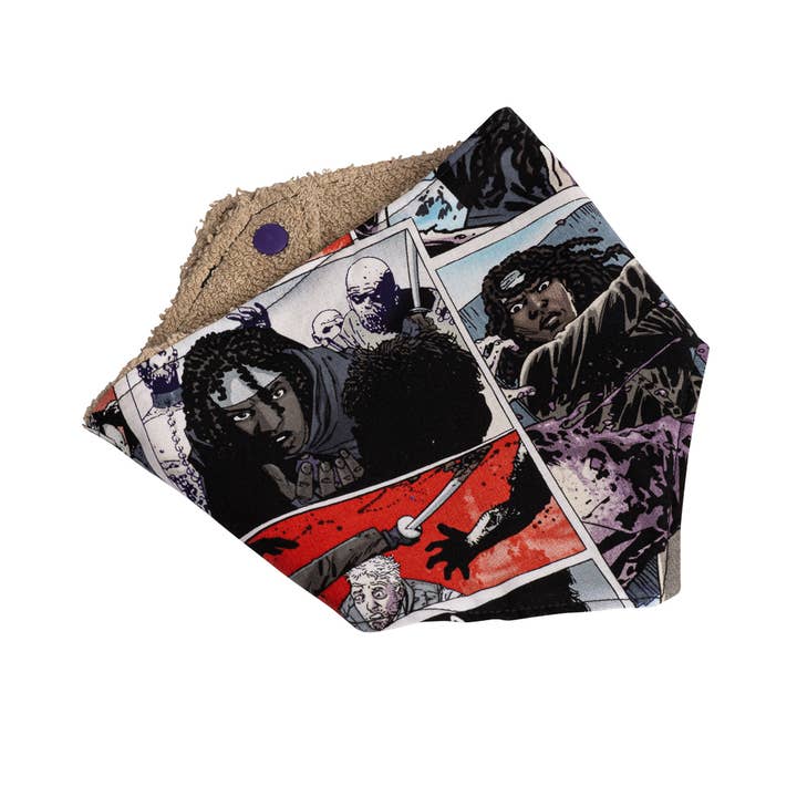 The Walking Dead Bandana haklappar för wholesale av Lola’s Classic Babies LLC