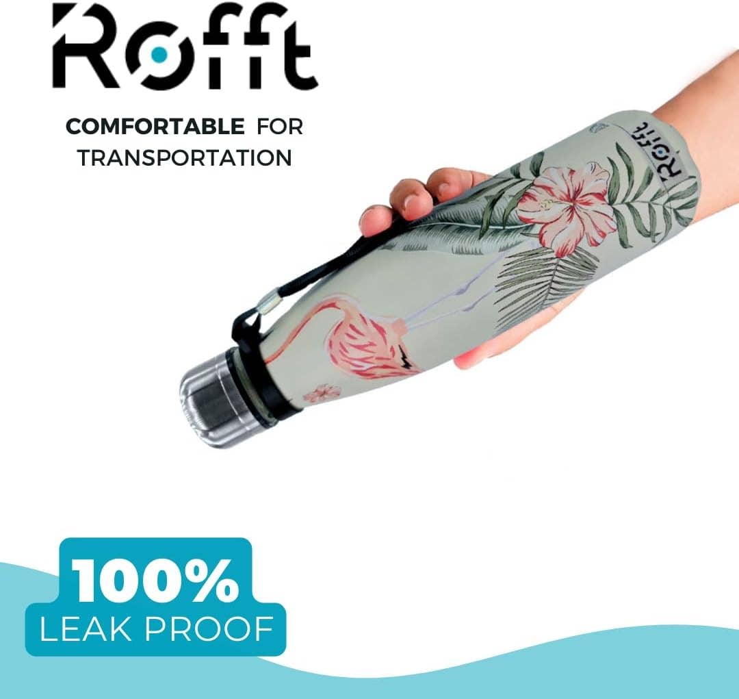 ROFFT USA LLC - Wholesale Water Bottle - 20 oz Insulated Water Bottle - Leak Proof, Stainless Steel, Thermo Bottle for Hot and Cold Drinks, Double Wall Insulation, Portable Water Flask for Travel, Outdoor29