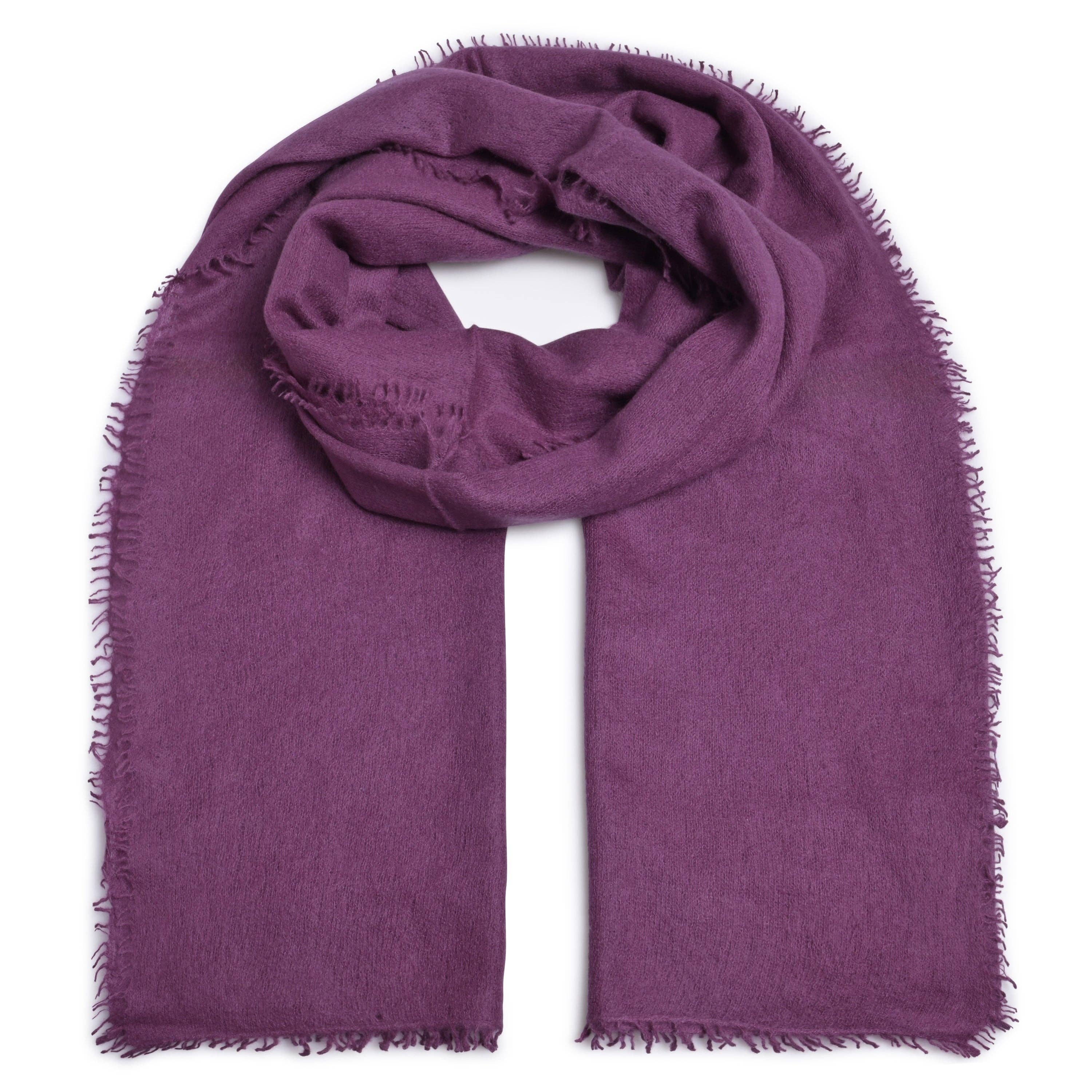 cute stuff GmbH - Wholesale Scarf - Women's - Cashmere Scarf Feli-cs in Beetroot0
