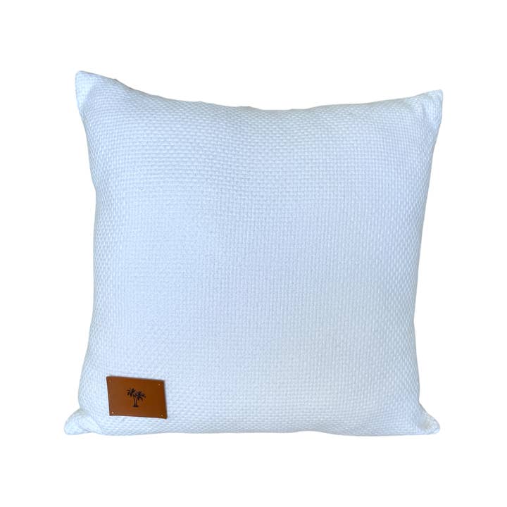 The Cushion Accessory Co. Pty Ltd - Wholesale Throw/Decorative Pillow - WHITE COASTAL PALM CUSHION