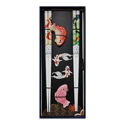 Fuji Merchandise Corporation - Wholesale Chopsticks - CHOPSTICK REST GIFT SETS – KOI