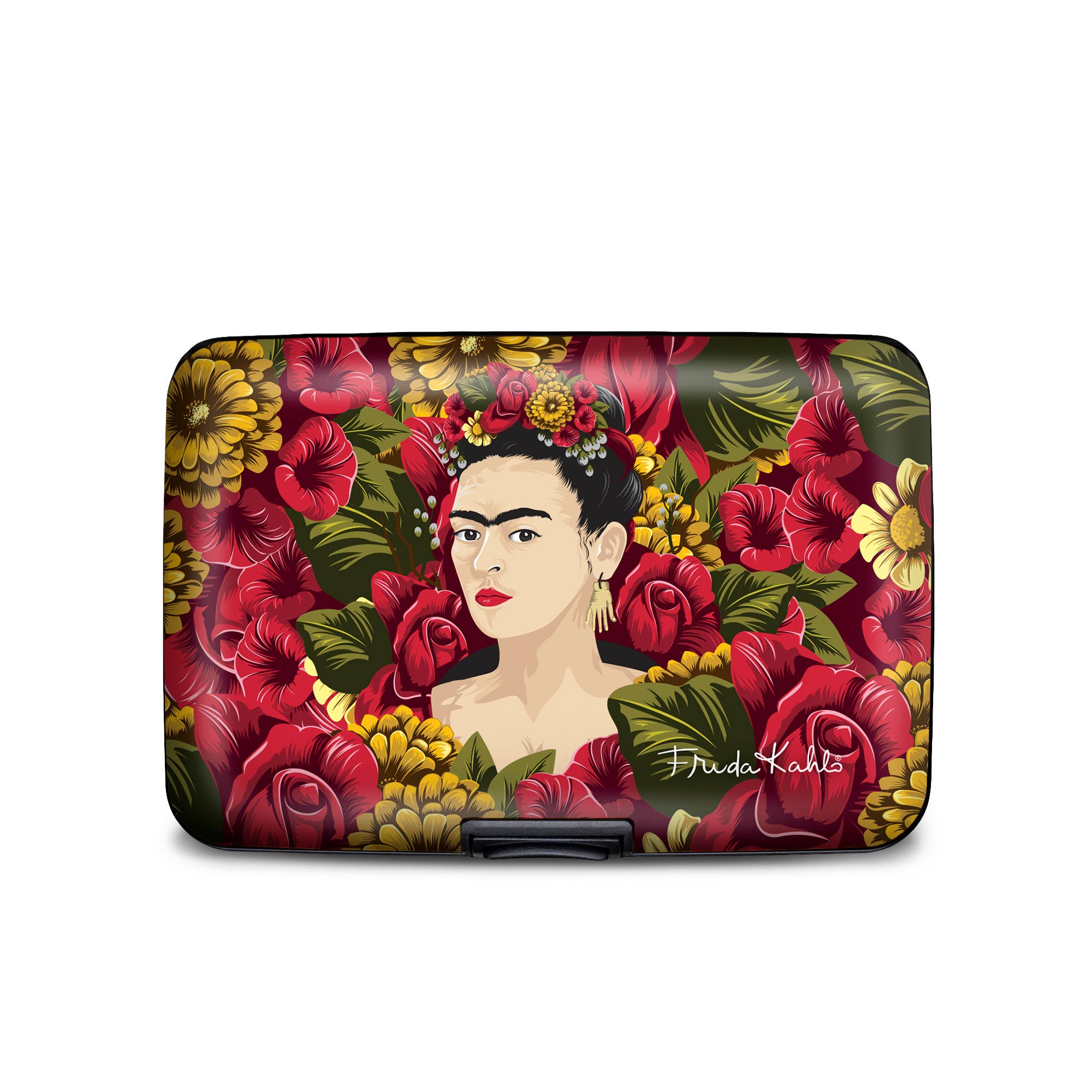 Monarque - Wholesale Wallet - Women's - Frida Kahlo Rose Portrait Armored Wallet