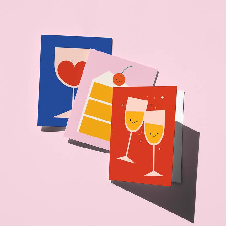 Graphic Factory - Wholesale Congratulations card - Cheers & Smiles - Greeting Card1