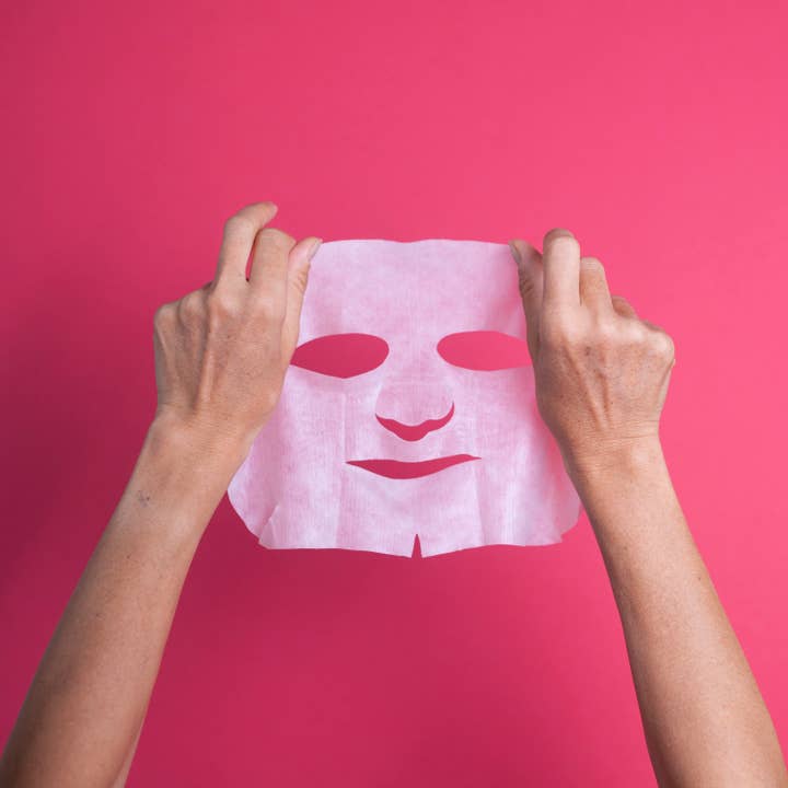 Les Poulettes Paris - Vendita all'ingrosso Maschera viso - Maschera in cotone biologica certificata Cosmos Organic anti-invecchiamento1