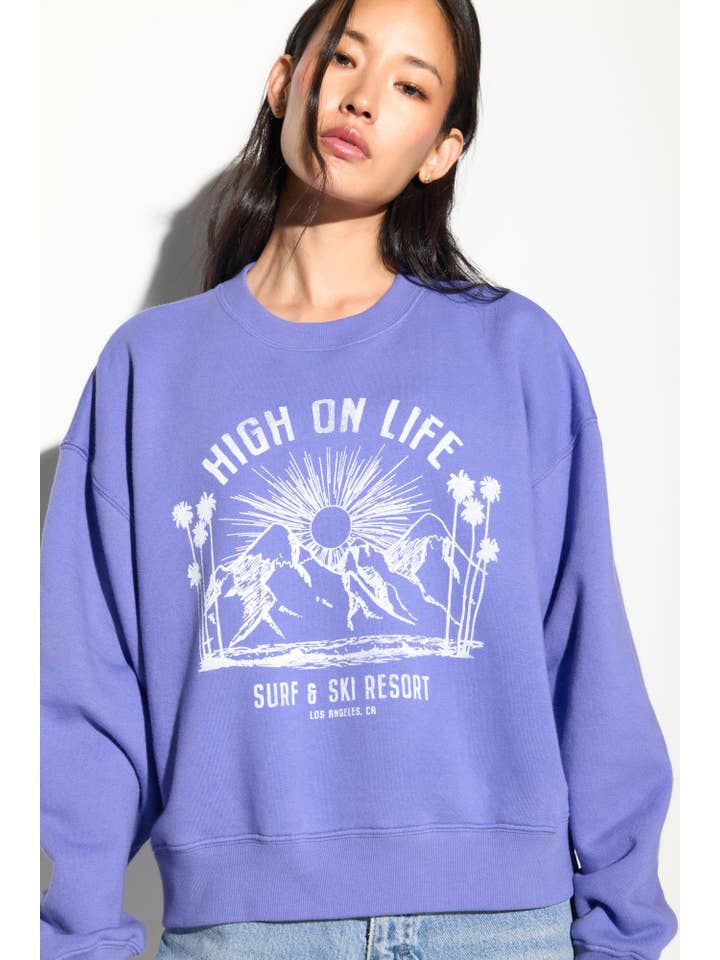 ASTRAL BLUE Surf & Ski Bex High-Low Crew for wholesale on Faire3