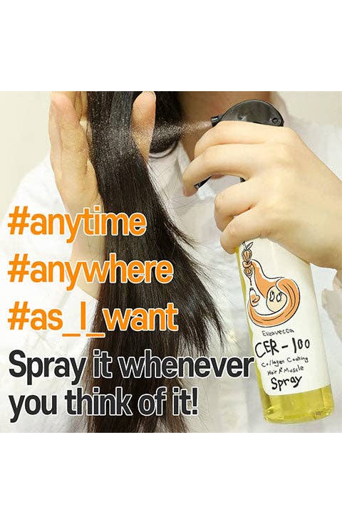 Palace Beauty Galleria - Vente Laque - Spray à base de collagène Elizavecca Cer-100 pour cheveux A+ Muscle Spray 255