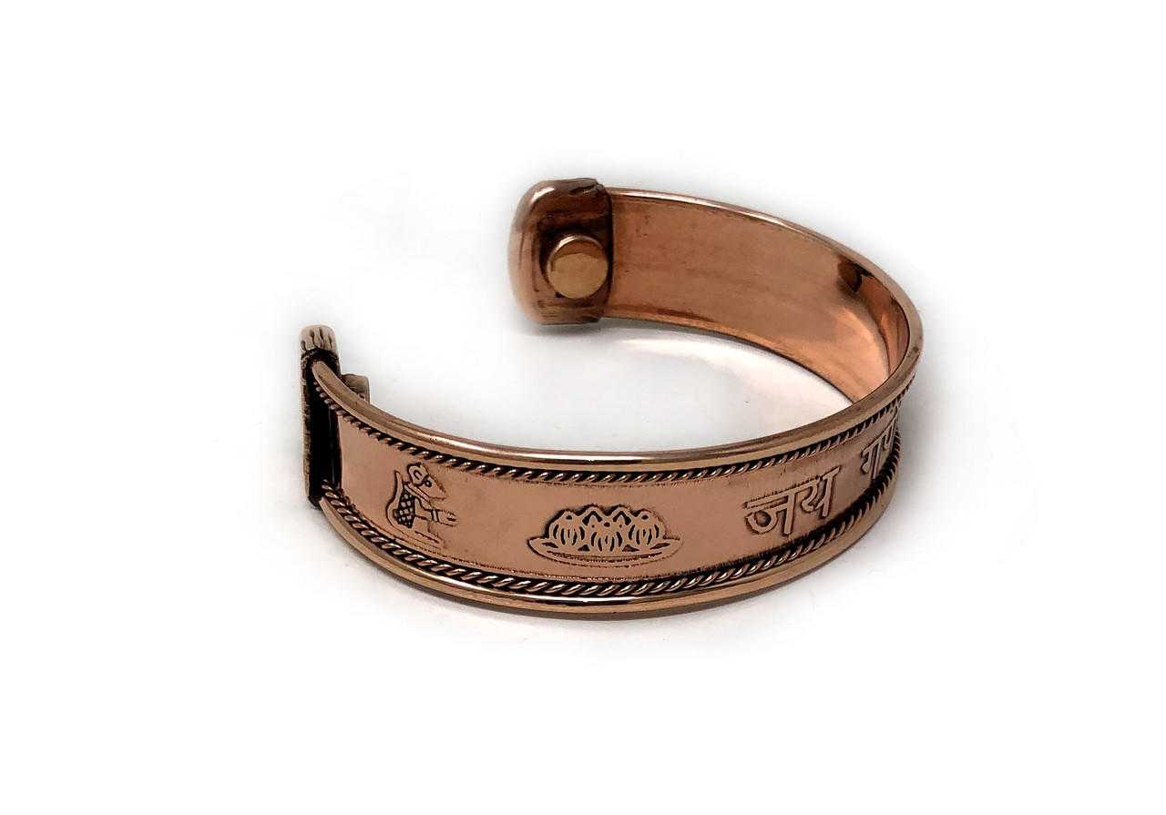 Vrinda - Wholesale Cuff Bracelet - Copper Bracelet  Jai Ganesh(for Prosperity)2