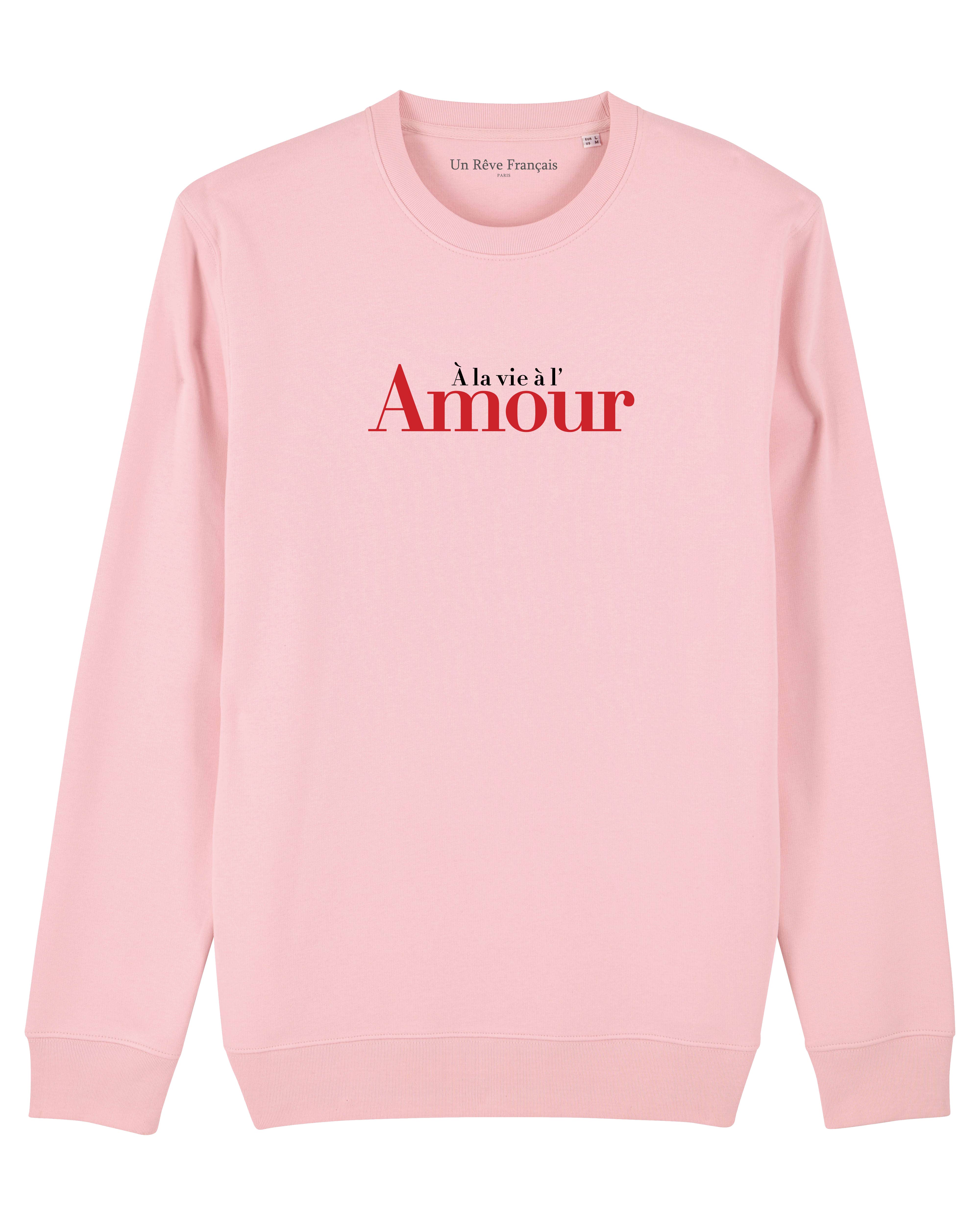 Un Rêve Français – Großhandel Sweatshirt mit Grafikdruck – Damen – Sweatshirt „To life with love“1