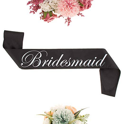 Ella Celebration - Wholesale Party Favor - Bridesmaid Sash (Set of 5)2