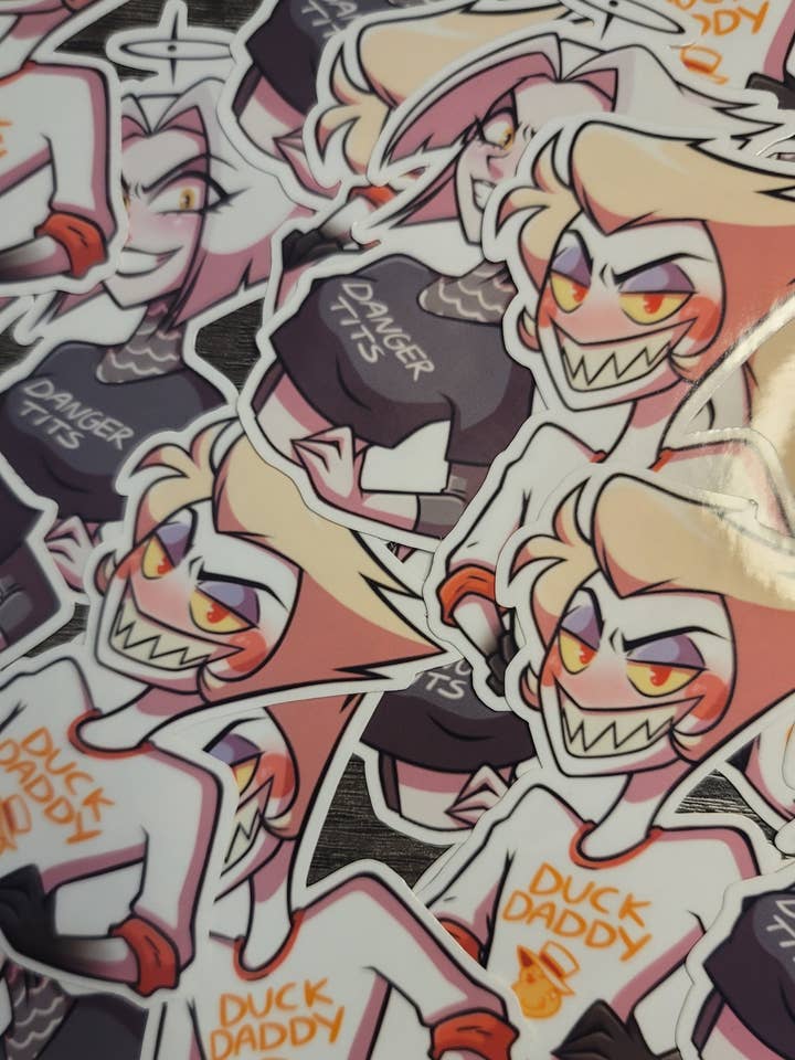 Adesivos de camisa de apelido Hazbin por atacado de Hallowmonsterco