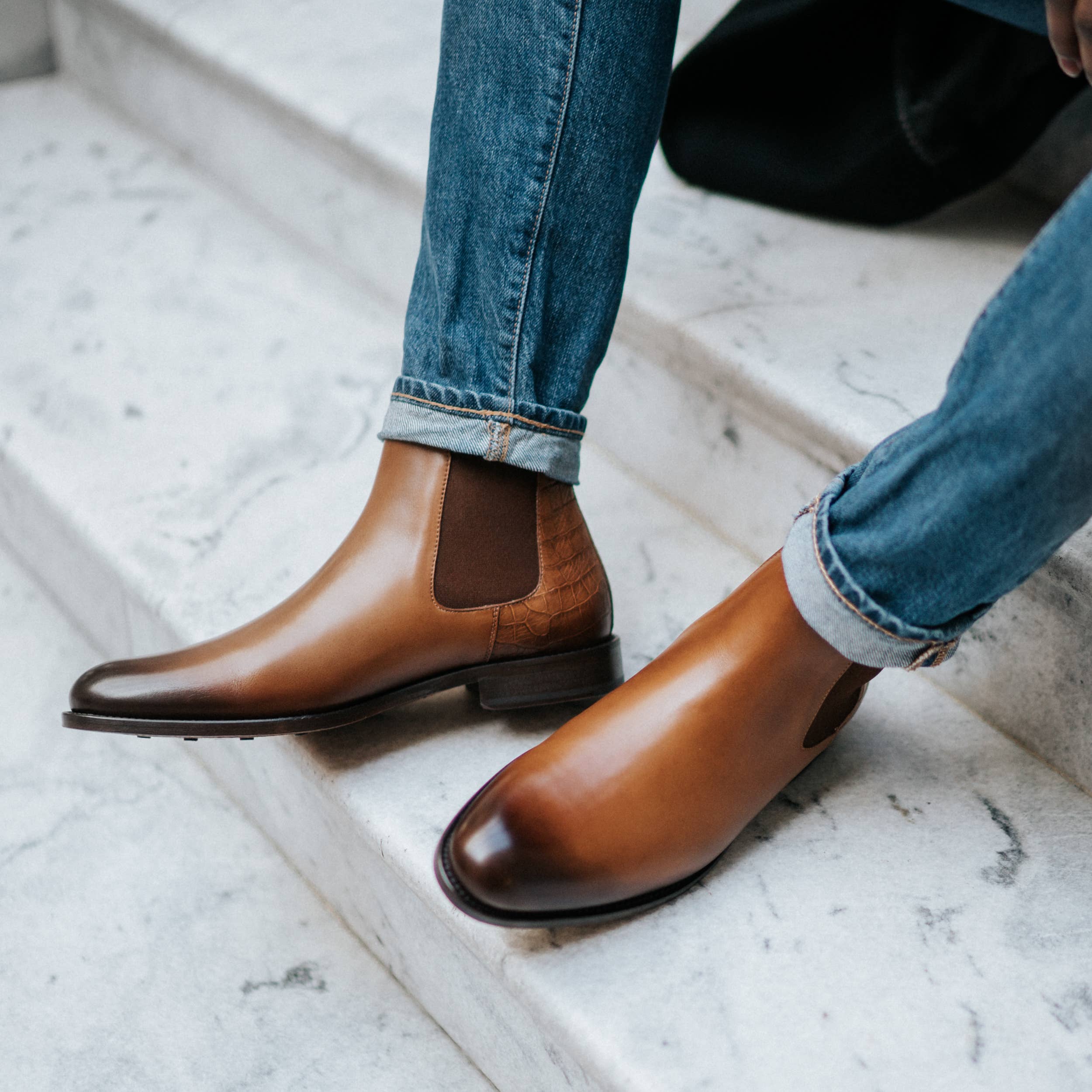Taft - Wholesale Chelsea Boots - Men's - The Hiro Boot in Honey10