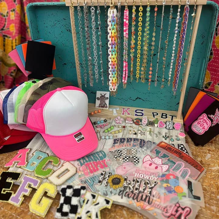 Crazy Heifers Wholesale - Wholesale Hat Accessory - Women's - Trucker Hat Bar Starter Kit