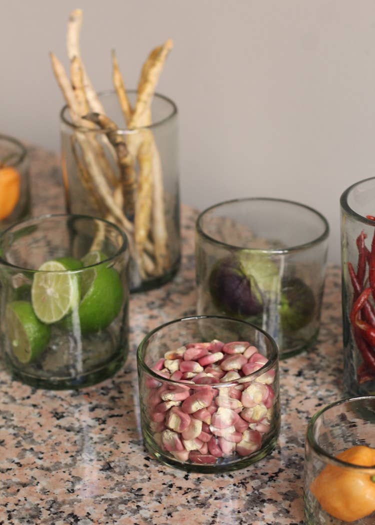 LUZ Collection - Wholesale Cocktail/Liquor Glass - Hand Blown Wine or Cocktail Glass Tumbler - Clear, 3 Sizes2