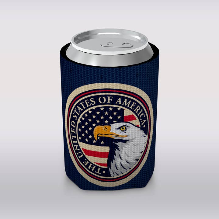 Smithco Distributing - Wholesale Drink Huggers & Koozies - I Drank Today USA Koozies - Patriotic Cooler, America Merch