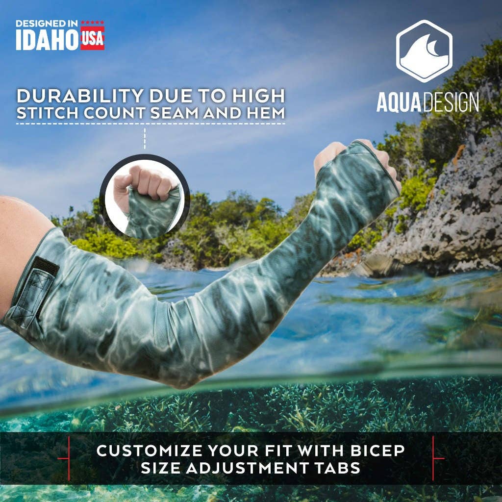 Aqua Design - Wholesale Gloves - Men's - Mens Adjustable Arm UV Sun Protection Sleeves | Aqua Design7