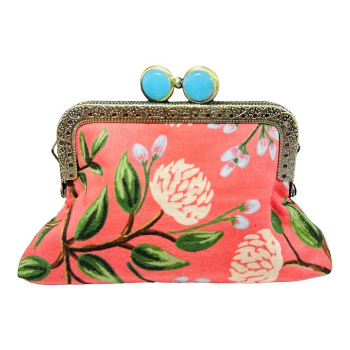 Kiki & Syds - Wholesale Clutch Bag - Women's - Kiki & Syds ON THE GO Credit Card Clutch - PEONY Sorbet 5