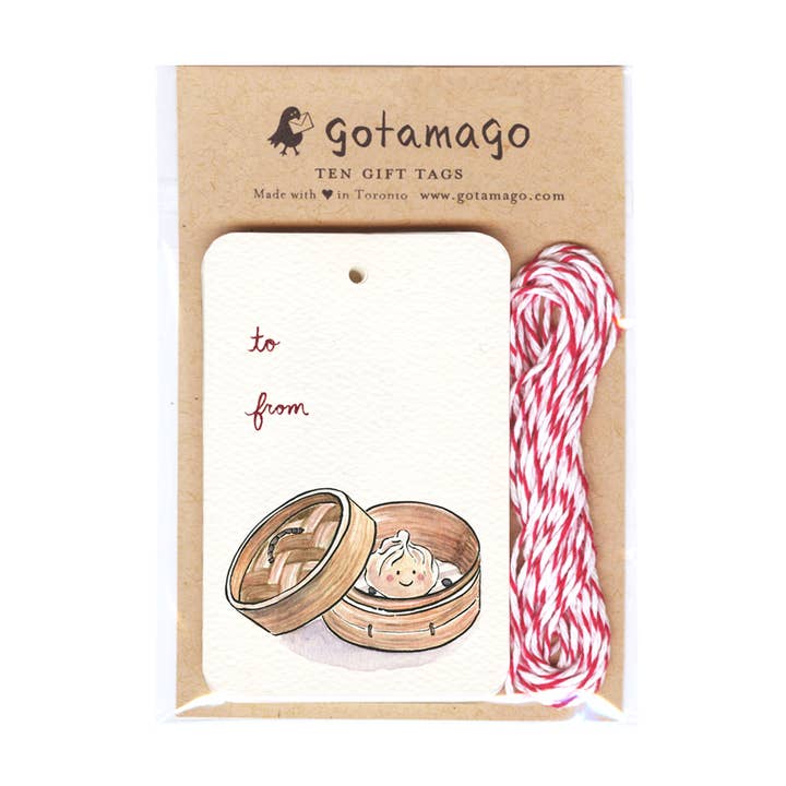 Baby Bao Gift Tags, Set of 10 for wholesale by Gotamago
