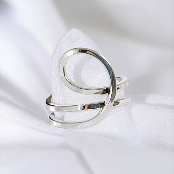 Sterling Silver Musical Note Ring for wholesale by Otis Jaxon London