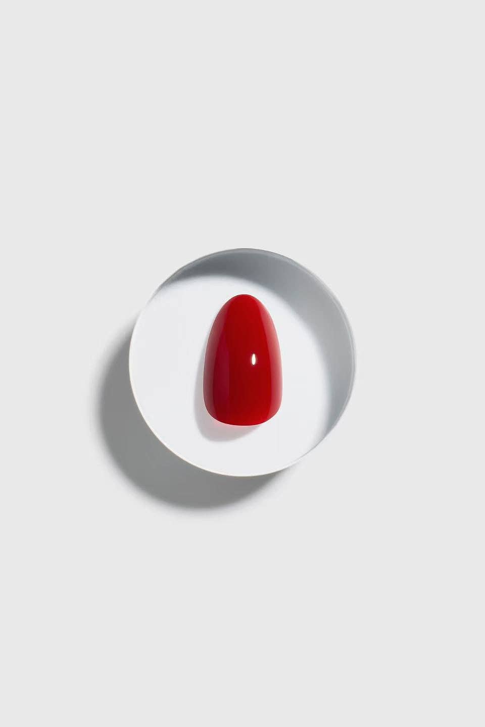 Celebritips - Wholesale Press-on nepnagels - Rood Rood (Extra Korte Amandel)1