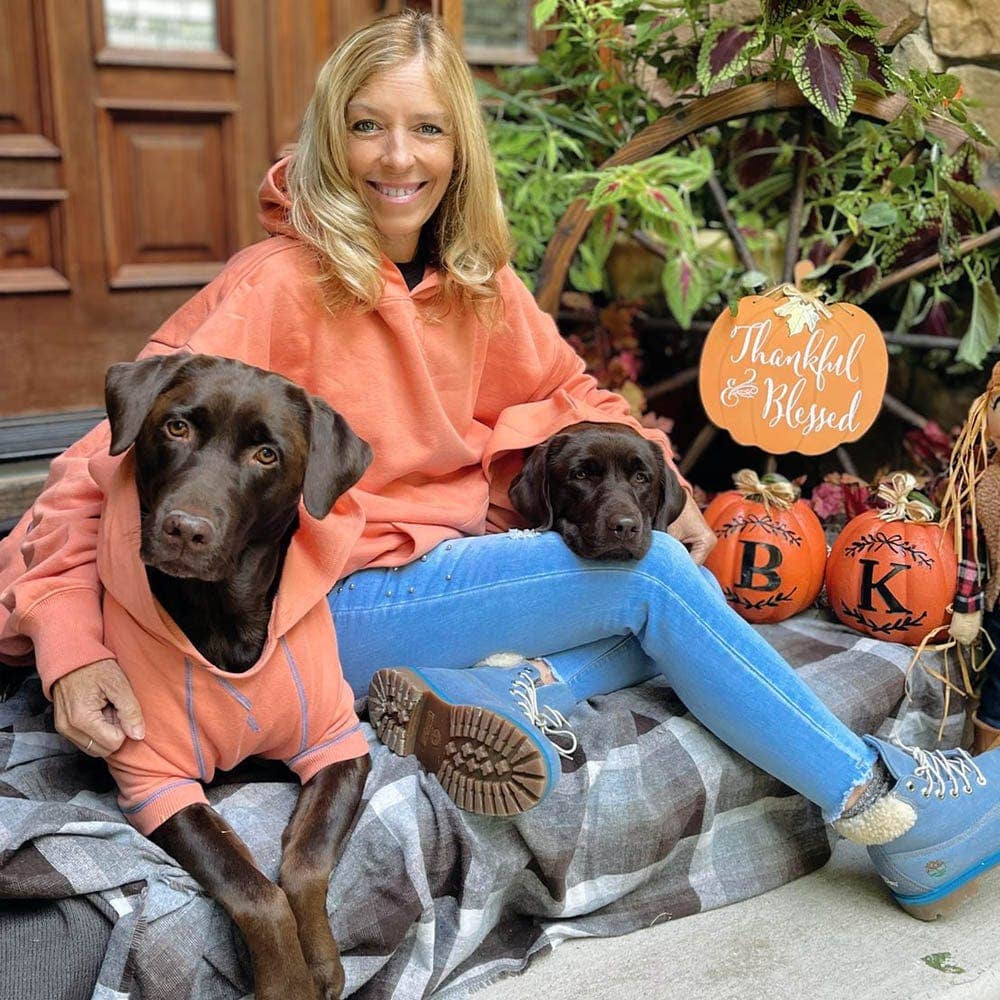 Blueberry Pet - Wholesale Hondenhoodie - Hond - Op maat gebreide en geverfde bijpassende hoodies voor hond en eigenaar65