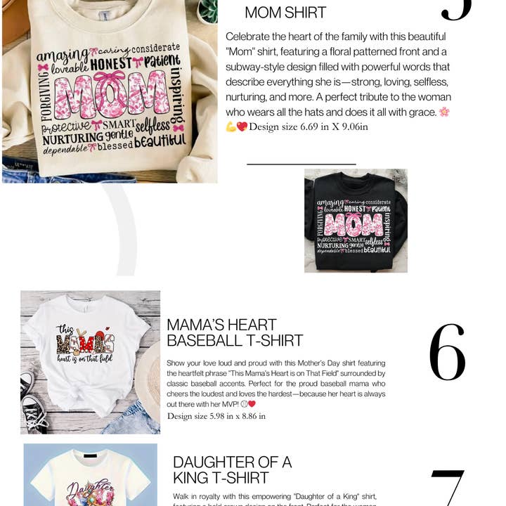 Mom Shirt Collection for wholesale by Spicy Nice Boutique