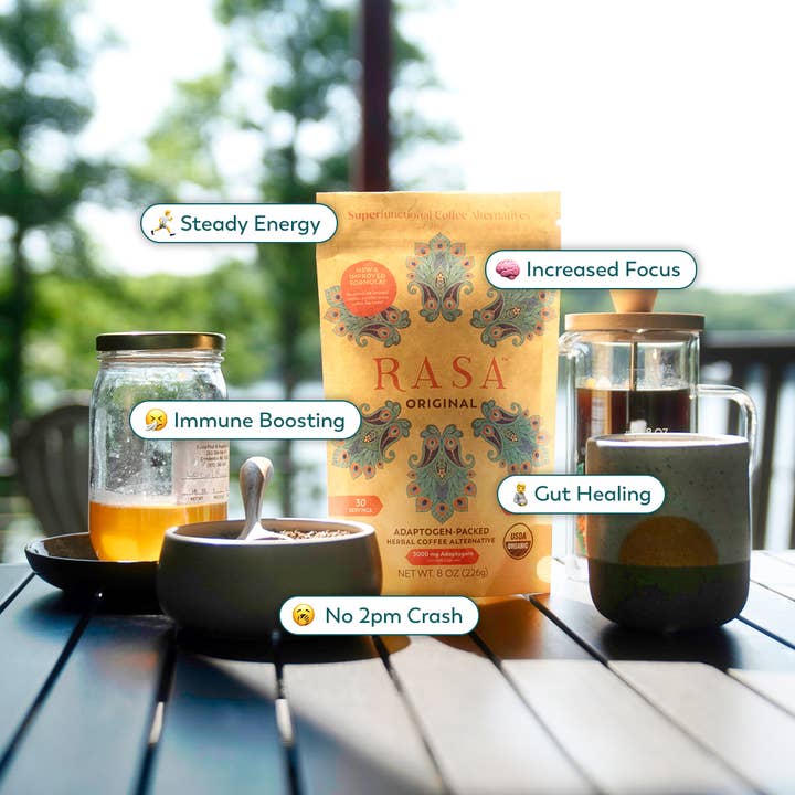 Rasa - #1 in Functional Adaptogens - Wholesale Health/Detox Tea - Rasa Original | Coffee Alternative | 1 oz2