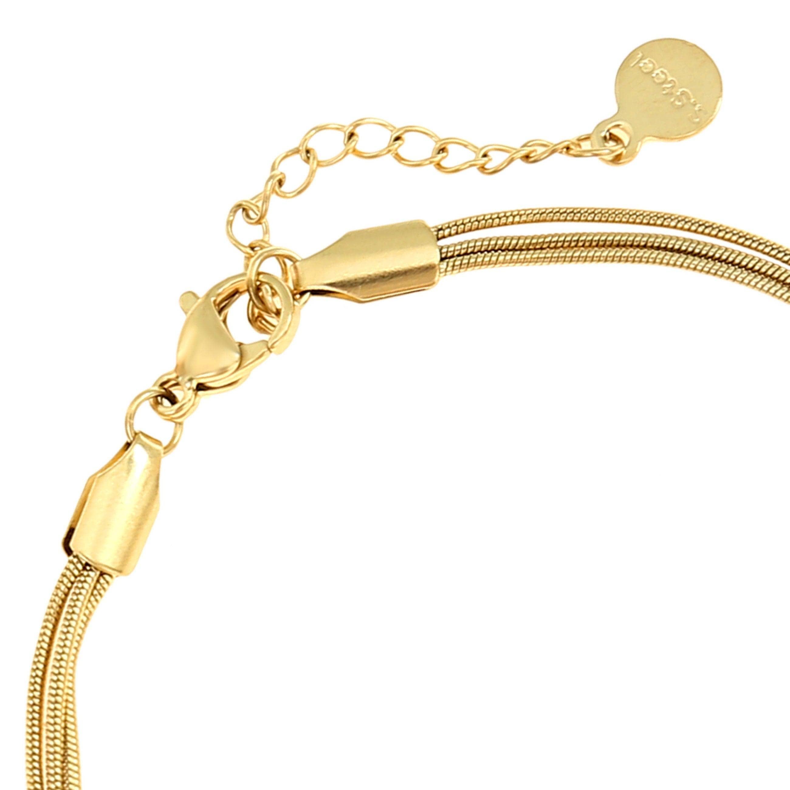 Made By Nami - Wholesale Link & Chain Bracelet - Layered Gold Bracelet4