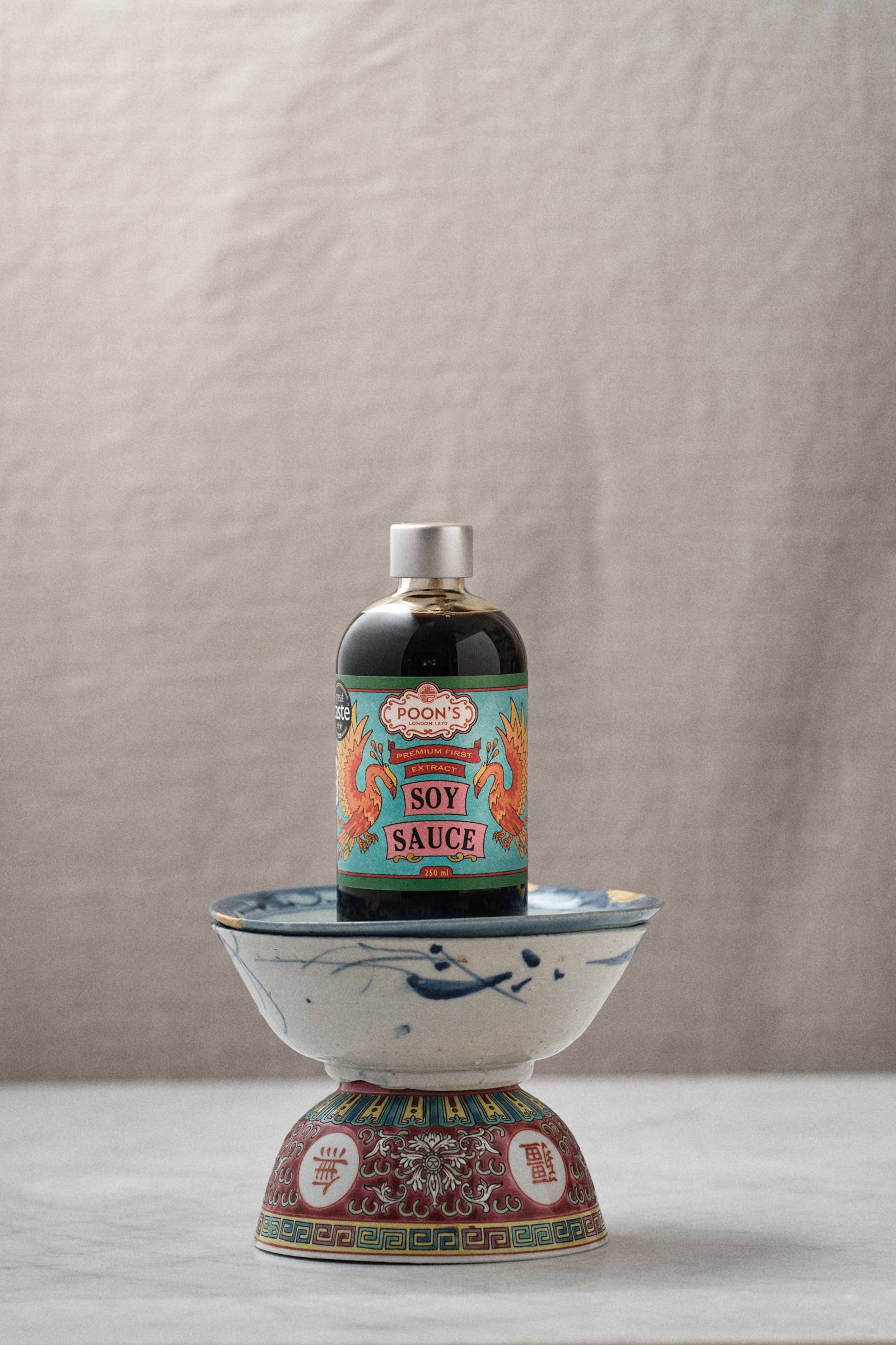 Poon's London – wholesale Sauce – 1 Case of Premium First Extract Soy Sauce - 6 x 250ml bottle7