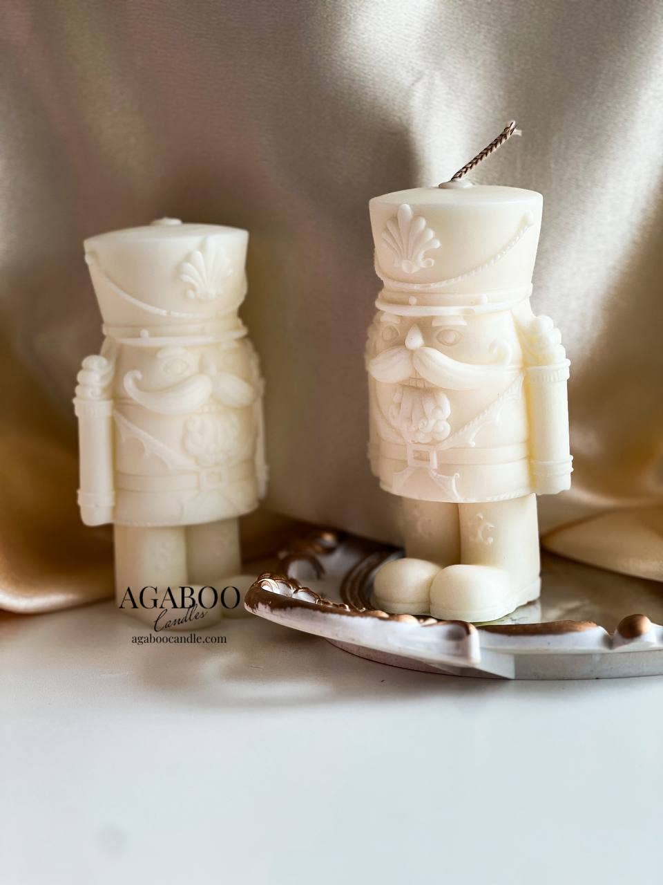 Agaboo Candle - Wholesale Novelty Candle - Christmas Shorty Nutcracker Statue Candle 5.5x2in 10