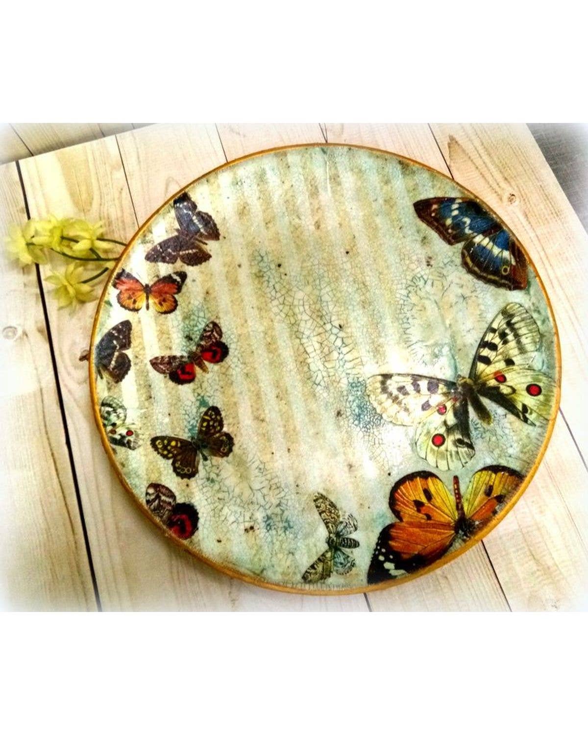 CrafTreat – Großhandel Bastelzubehör – CraftTreat Decoupage-Papier, Motiv Schmetterling, A41