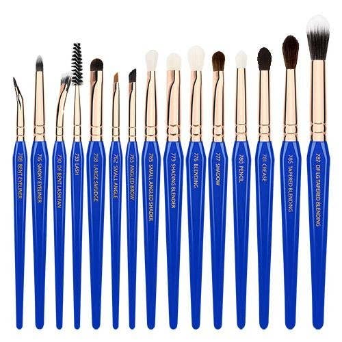 Bdellium Tools - Wholesale Makeup Brush Set - Golden Triangle Eyes Only Complete 15pc. Brush Set with Pouch