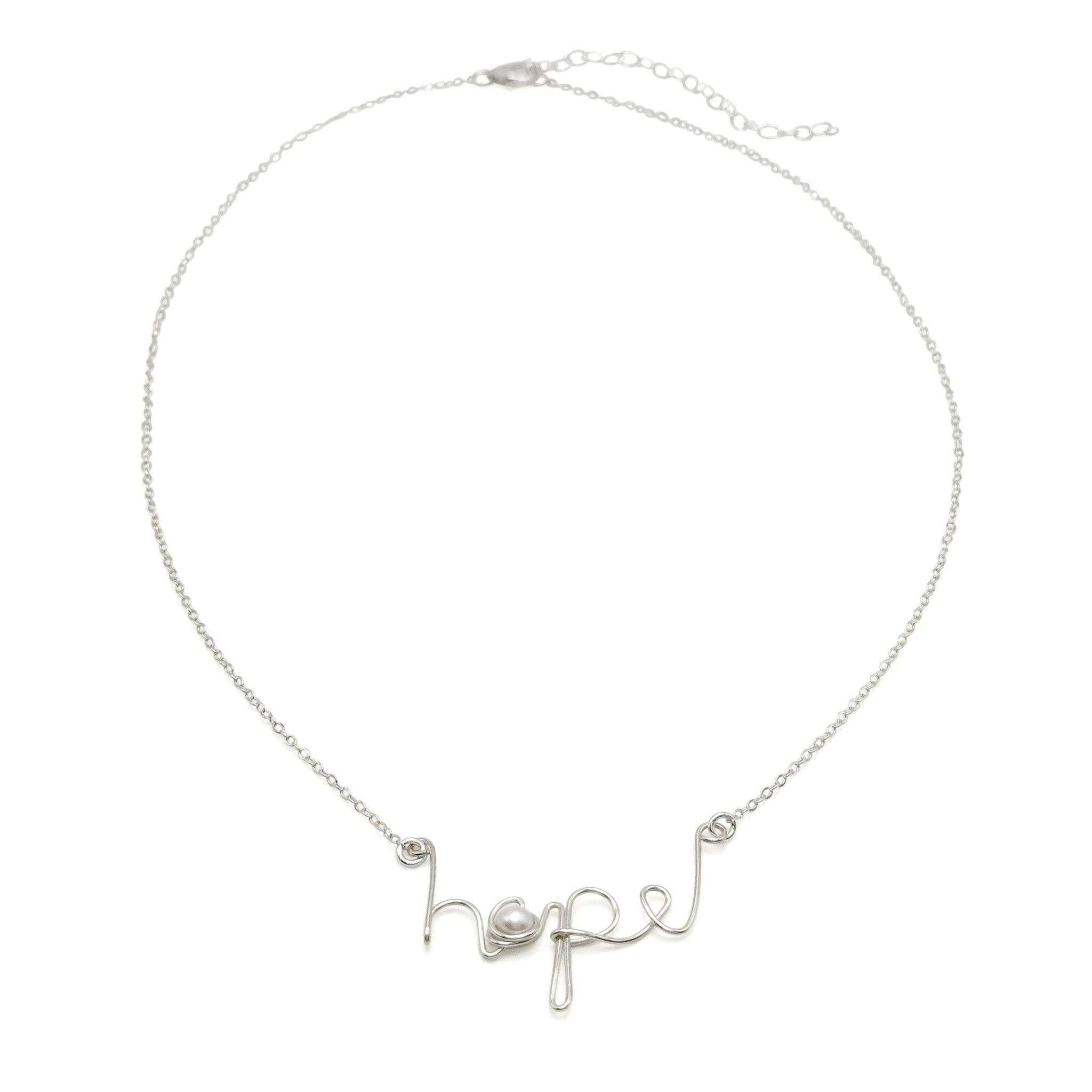 Alegria Accessories Inc. - Vente Colliers à pendentif - Collier en argent sterling Hope1