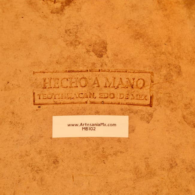 Xula Handmade - Vente Décoration murale - Masque aztèque en céramique - Art mural mexicain6