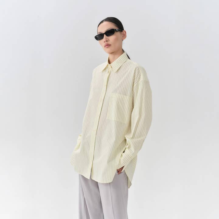 Thymes Shirt Stripes for wholesale by eikō ai