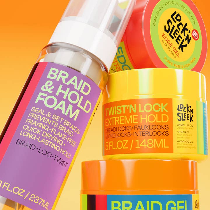 Lock'N Sleek - Wholesale Hair Styling Gel/Mousse - Braid Gel Extreme Hold19