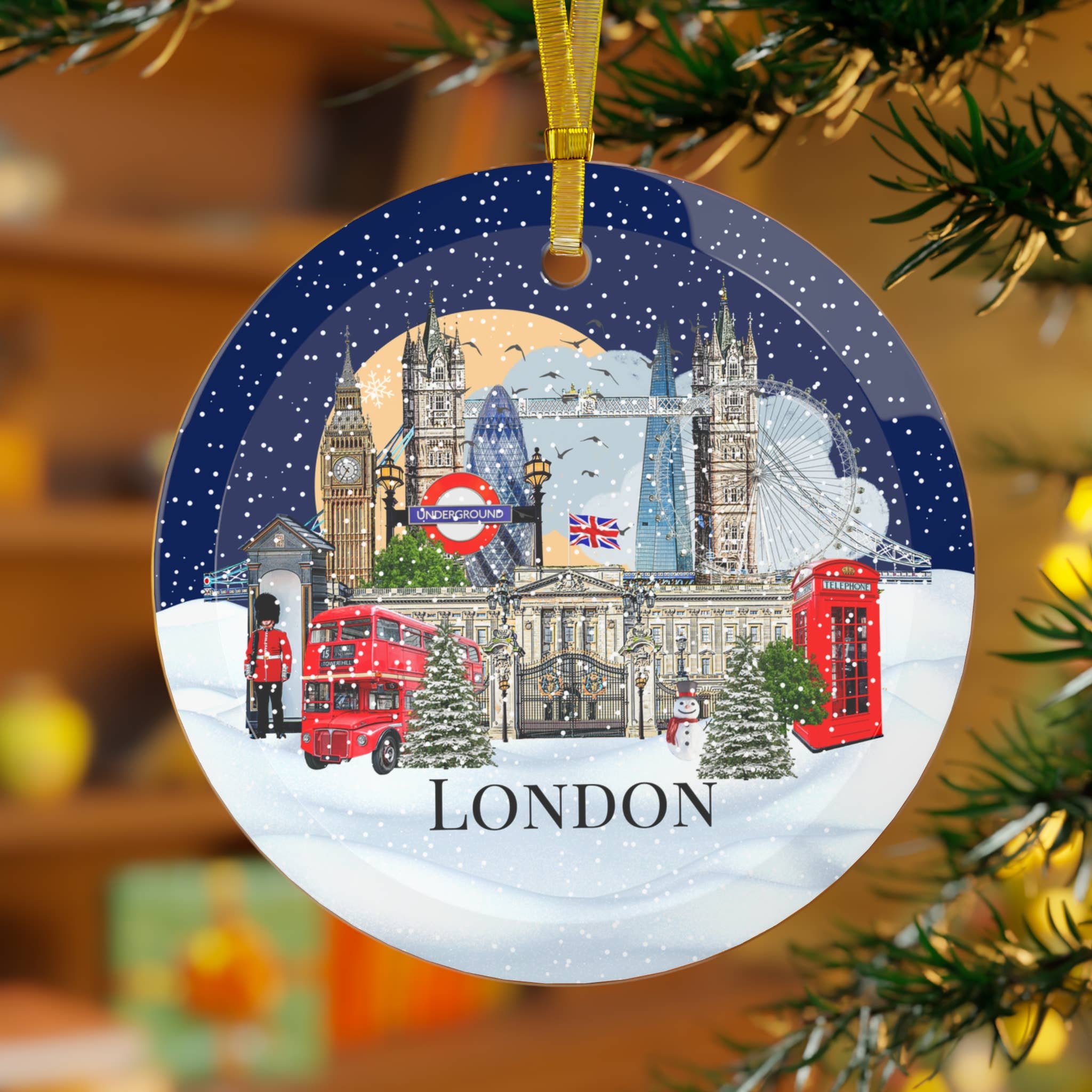 simply blessed shy - Wholesale Ornament - London Christmas Ornament2