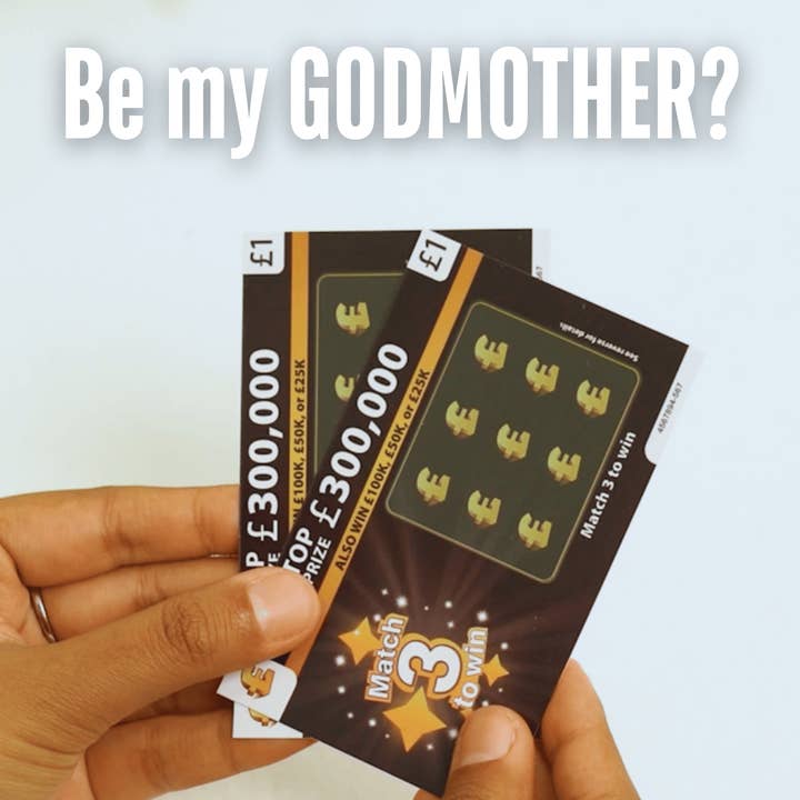 Set van 2 - Wil je mijn peetmoeder zijn? - Peetouder Voorstel voor wholesale door Surprise Scratch Cards