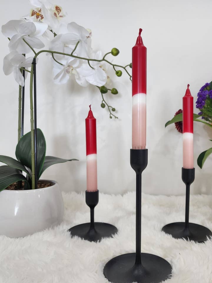 DATE NIGHT Dip Dyed Candles for wholesale by Coloured Candles
