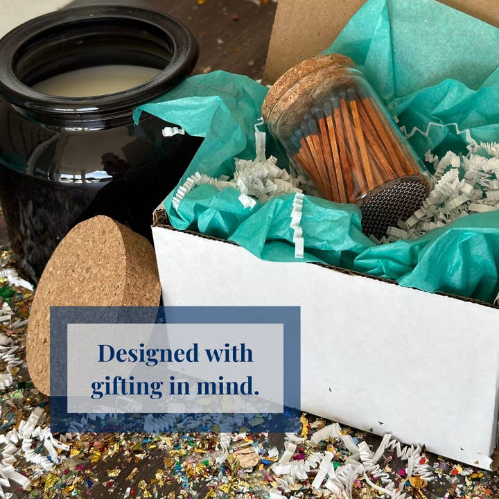 Thankful Greetings - Wholesale Matches - 2" Matches in Cork Top Jar - Colors of Your Choice