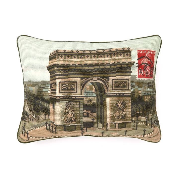 Almohada decorativa Arc De Triomphe para venta al por mayor de Peking Handicraft