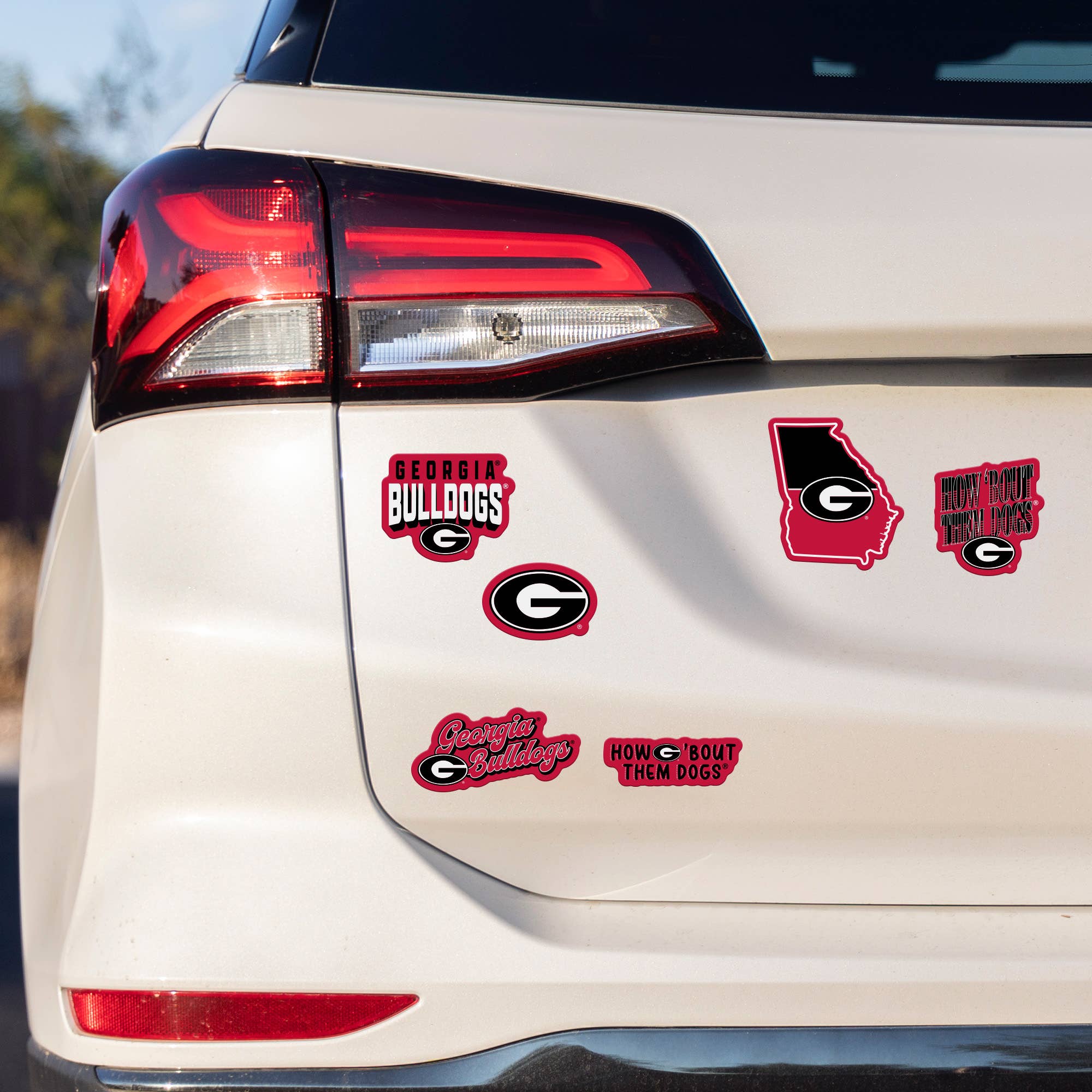 Rico Industries - Vente Breloque décorative pour voiture – unisexe - Ensemble de 6 autocollants NCAA Indiana Hoosiers1