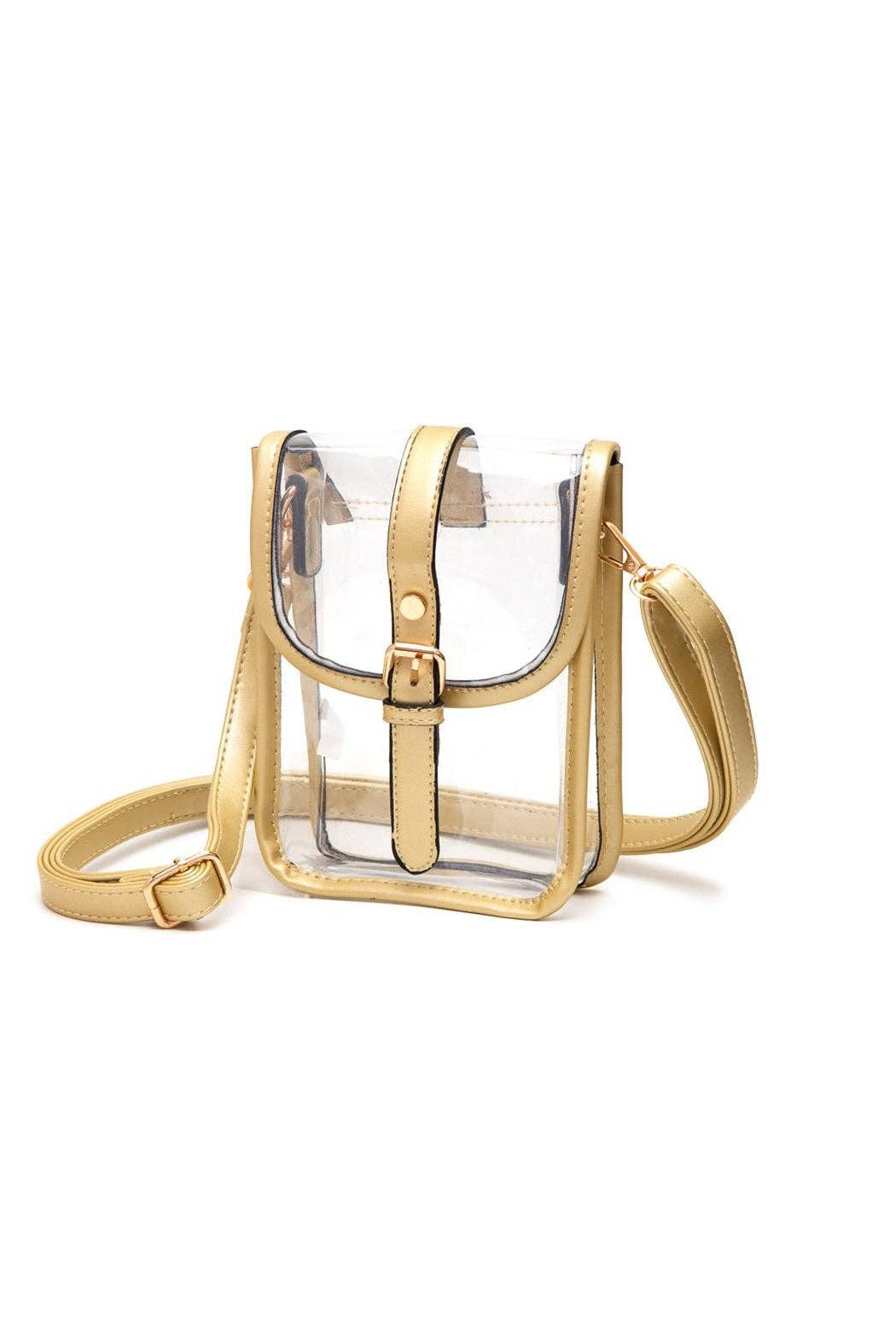 Transparent Stadium Crossbody Bag for wholesale by Embellish Your Life