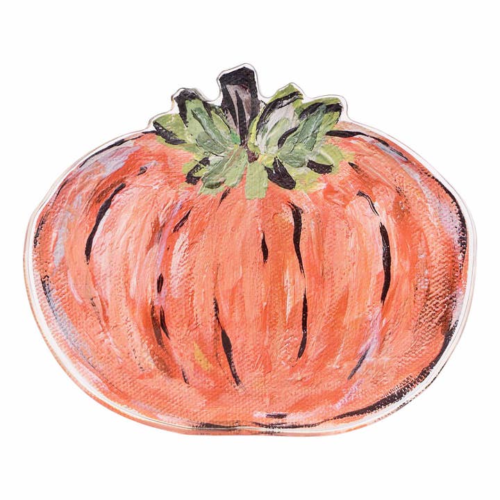 Orange Pumpkin Acrylic Stand - Fall Decor for wholesale by Glory Haus