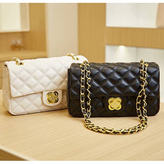 ACCITY - Wholesale Shoulder Bag - Women's - DANDY QUILTING CHIAN STRAPS SHOULDER BAG PURSE_CWAB0005