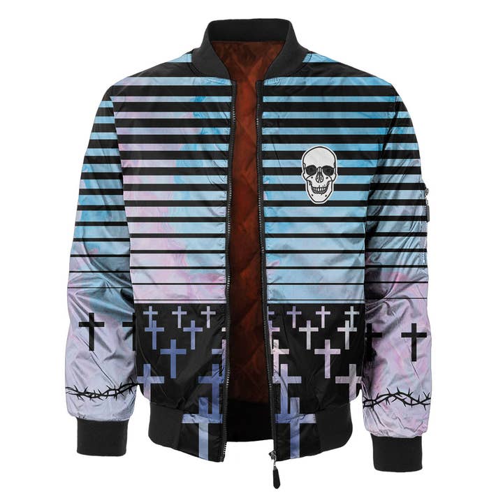 Crosses Bomber Jacket for wholesale by FreshHoods