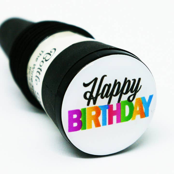 Happy Birthday flessenstop voor wholesale door The Wine Steward LLC