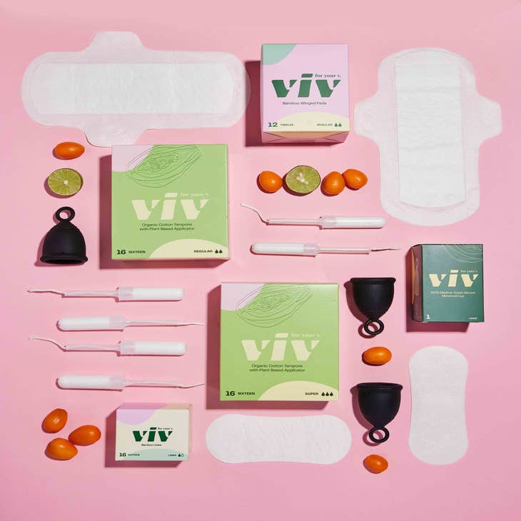  Viv For Your V Tampons - 100% Organic Cotton Tampons