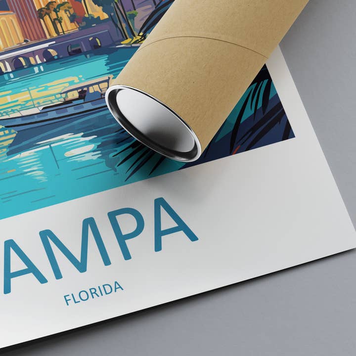 TravelzonaArt – wholesale Poster – Tampa USA Travel Poster5