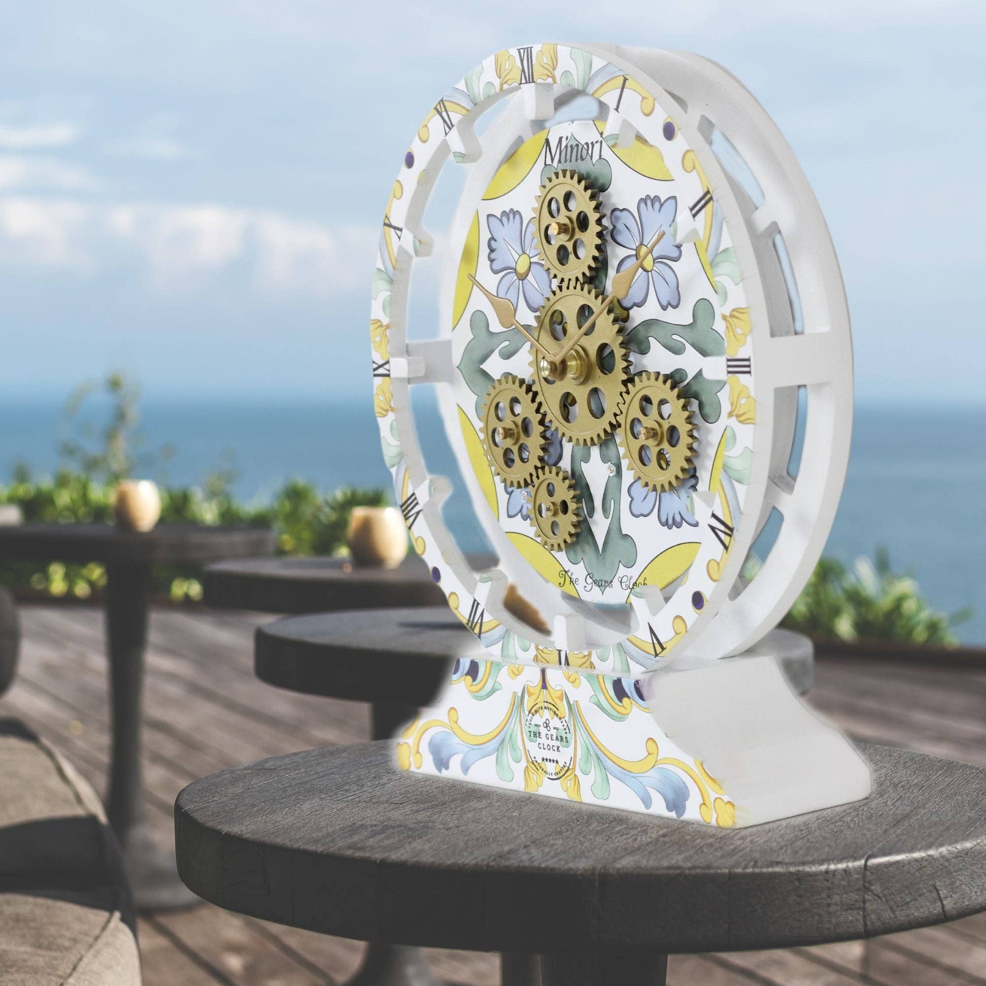 The Gears Clock - Vendita all'ingrosso Orologi da tavolo - OROLOGIO DA TAVOLO DA PARETE ITALY LINE 10 POLLICI MINORI6